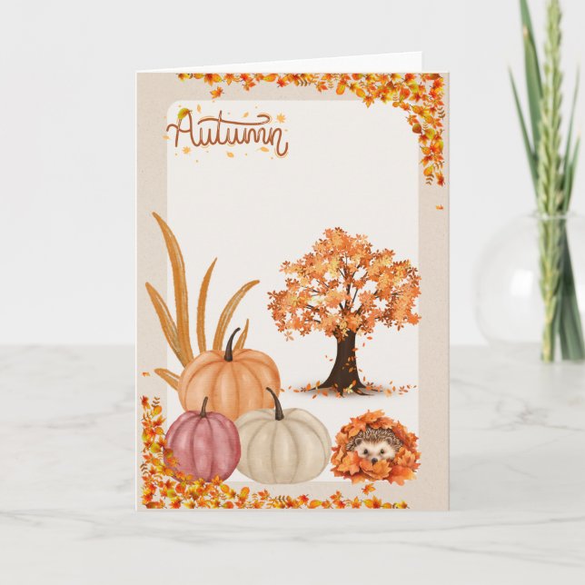 Autumn Karte (Vorderseite)