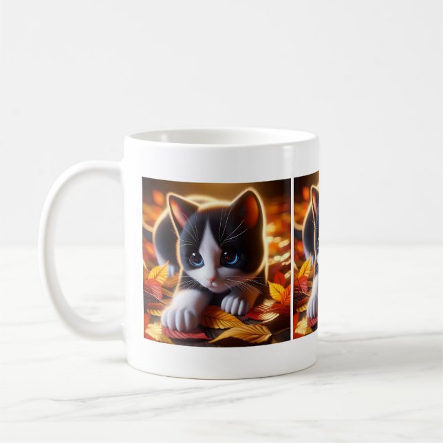 Autumn Kitten Tasse (Links)