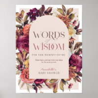 Autumn Kreath Words of Wisdom Advice Baby Shower