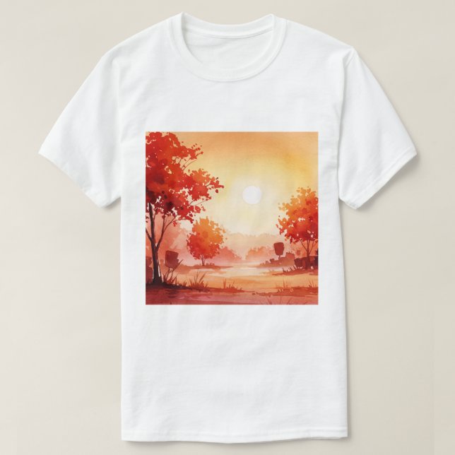 Autumn landscape T-Shirt (Design vorne)