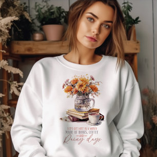 AUTUMN LASSE IN EINER WELT AUS BÜCHERN VERLOREN SWEATSHIRT
