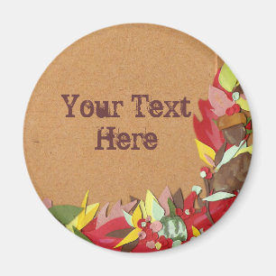 Autumn Leaf Magnet - Customized