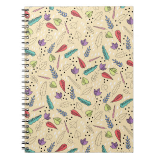 Autumn Leaf Medley Colorful Fall Notizblock