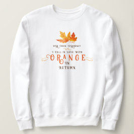 Autumn Leaf Orange Sweatshirt