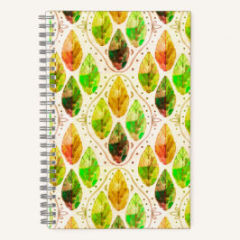 Autumn Leaf Spiral Notebook Notizbuch
