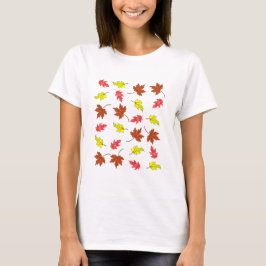 Autumn Leaves Colourfull T-Shirt