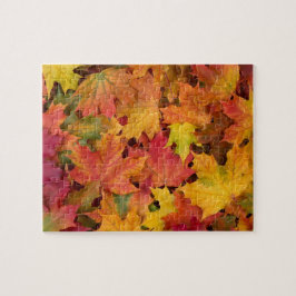 Autumn Leaves Fall Color Family Quiet Fun Puzzle
