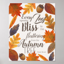 Autumn Leaves Fall Quote Emily Bronte