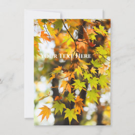 Autumn Leaves [Flat Card] Ankündigung