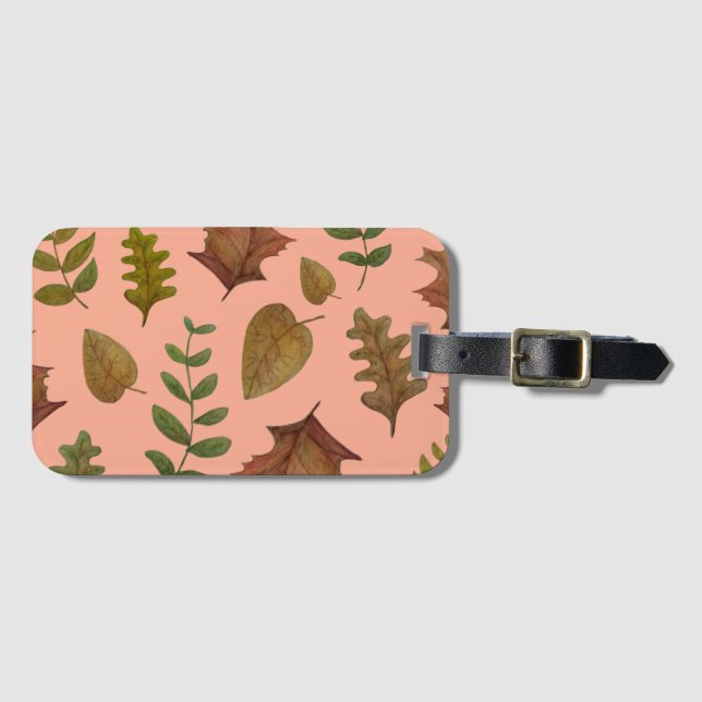 Autumn leaves gepäckanhänger (Vorderseite (Horizontal))