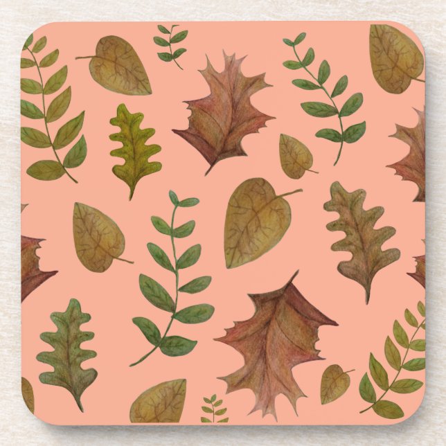 Autumn leaves getränkeuntersetzer (Vorderseite)