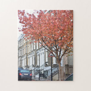 Autumn Leaves Islington North London Vereinigtes K Puzzle