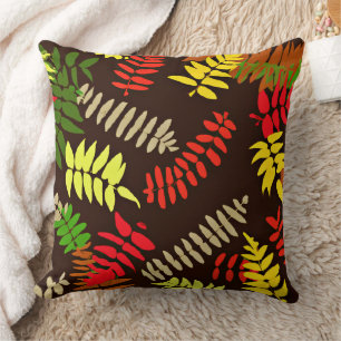 Autumn Leaves Pattern Art Kissen