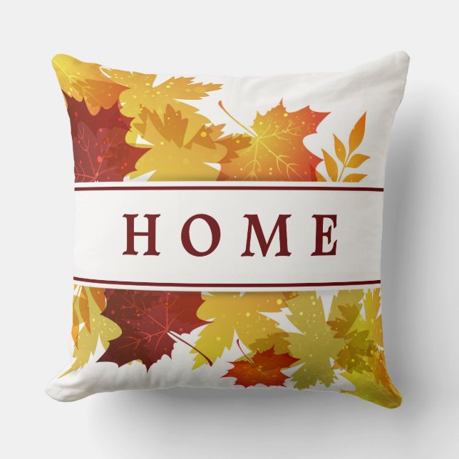 Autumn Leaves Pillow Kissen (Vorderseite)
