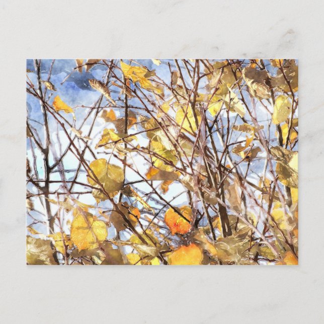 Autumn Leaves Postkarte (Vorderseite)
