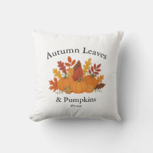 Autumn Leaves & Pumpkins - Bauernhaus Fall Akzent