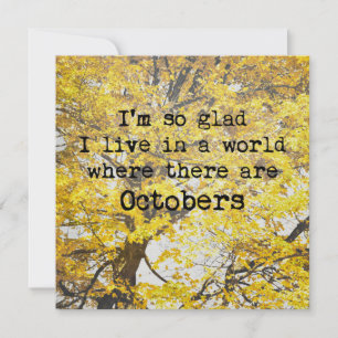 AUTUMN LIEBE SONG 5.25 x 5.25 Karte