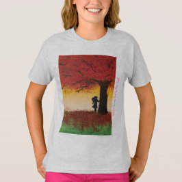 Autumn Lonely Girl - Artist - Nour Tayel - T-Shirt