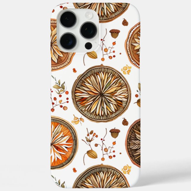 Autumn Mandala Pattern Case-Mate iPhone Hülle (Rückseite)