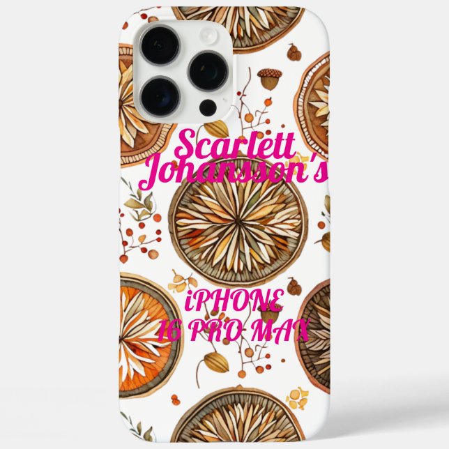 Autumn Mandala Pattern Case-Mate iPhone Hülle (Rückseite)