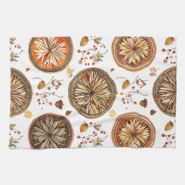 Autumn Mandala Pattern Geschirrtuch