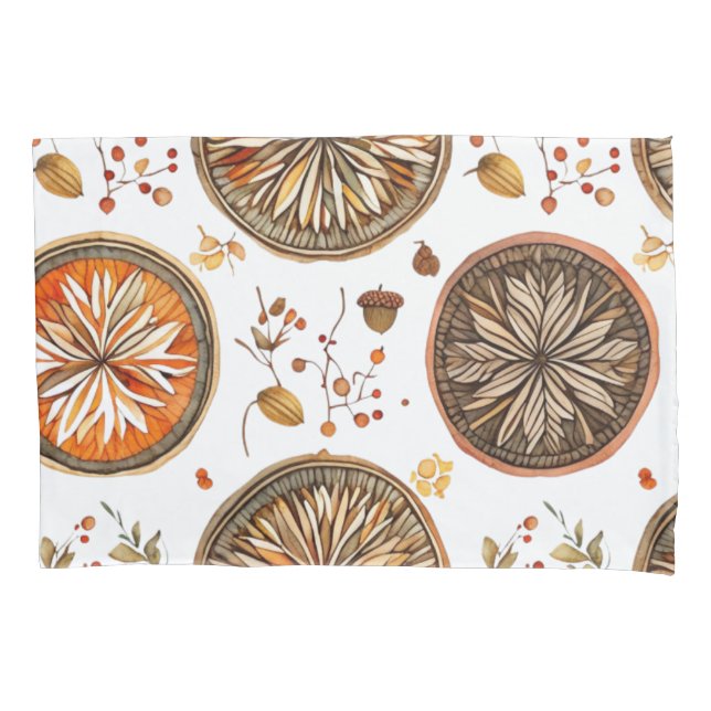 Autumn Mandala Pattern Kissenbezug (Vorderseite)