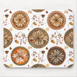 Autumn Mandala Pattern Mousepad