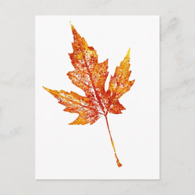 "Autumn Maple #2" - Postkarte für Landstraßen (Vorderseite)