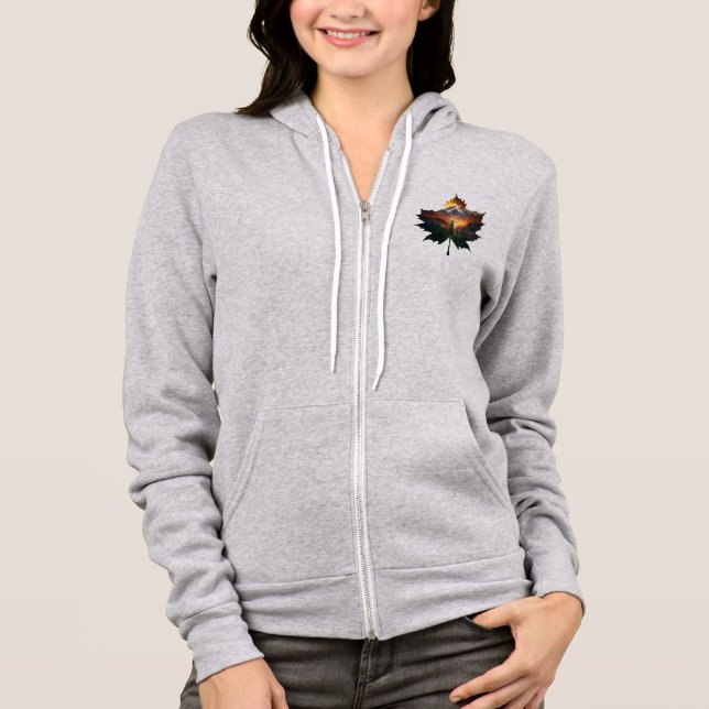 Autumn Maple Leaf Hoodie (Vorderseite)