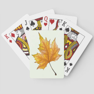 Autumn maple leaf spielkarten