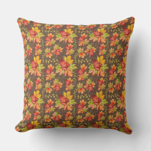 Autumn maple leaves pattern outdoor pillow kissen