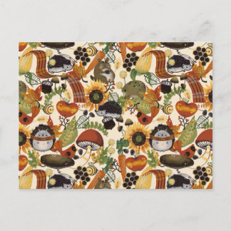 Autumn Medley Pattern Postkarte