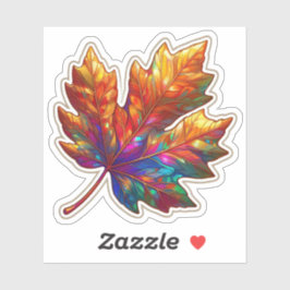 Autumn Mood: Happy Season / Leaf Sticker #17