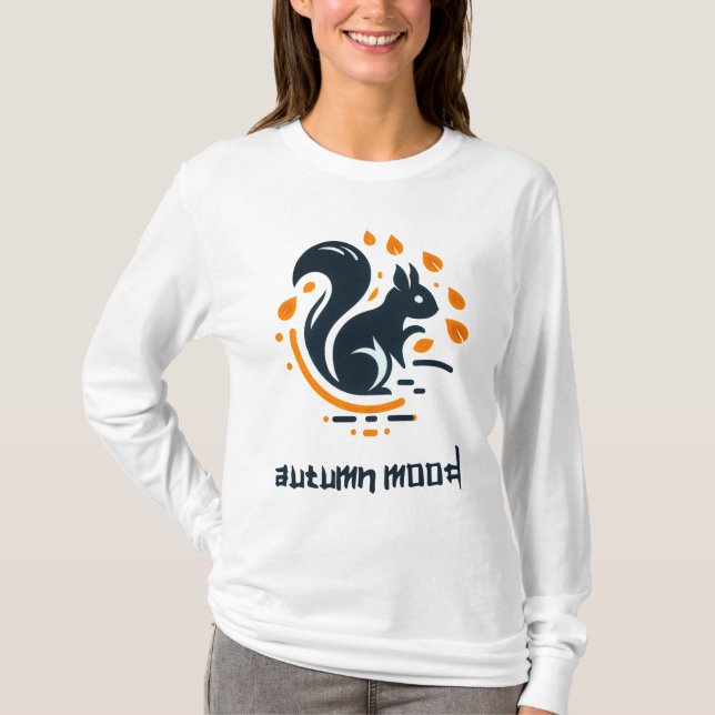 Autumn Mood: Yellow Leaf T-shirt #6 (Vorderseite)