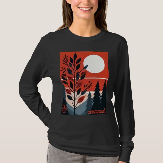 Autumn Mood: Yellow Leaf T-shirt #8 (Vorderseite)