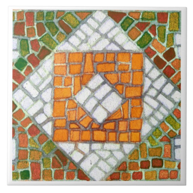 AUTUMN MOSAIC 6x6 Keramik Tile Fliese (Vorderseite)