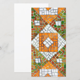 AUTUMN MOSAIC 8x4 Flachkarte / Vertikal Karte