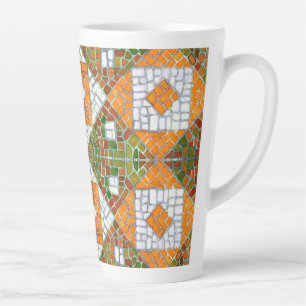 AUTUMN MOSAIC Tall Latte Tasse
