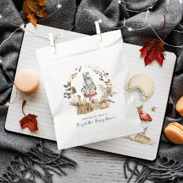 Autumn Mushroom | Woodland Forest Baby Shower Geschenktütchen