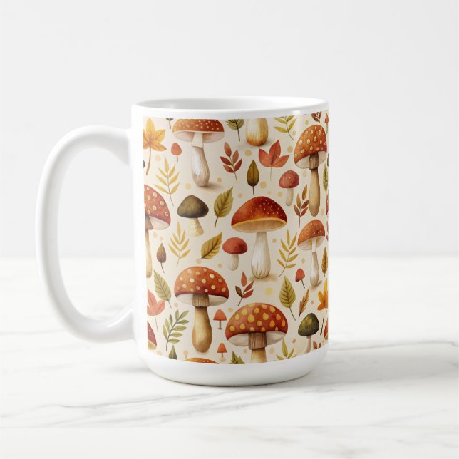 Autumn Mushrooms Kaffeetasse (Links)
