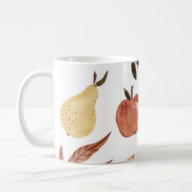 Autumn Orchard Ästhetik Kaffeetasse (Links)