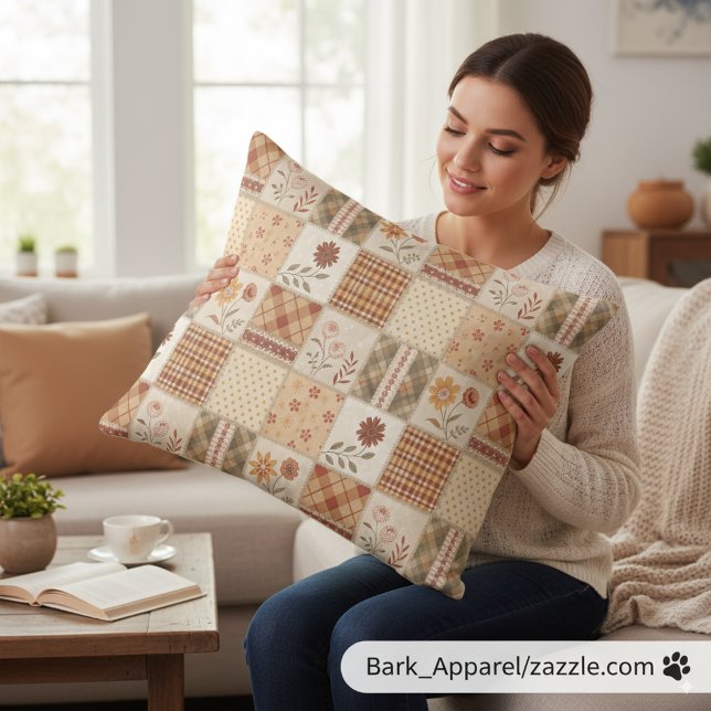 Autumn Patchwork Floral Duvet Cover & Pillows Case (Von Creator hochgeladen)