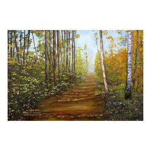 "AUTUMN PATH POSTER"