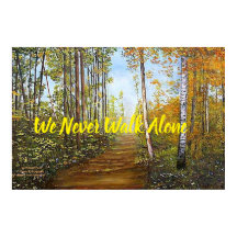 "AUTUMN PATH POSTER"