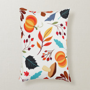Autumn Pattern Accent Pillow Dekokissen