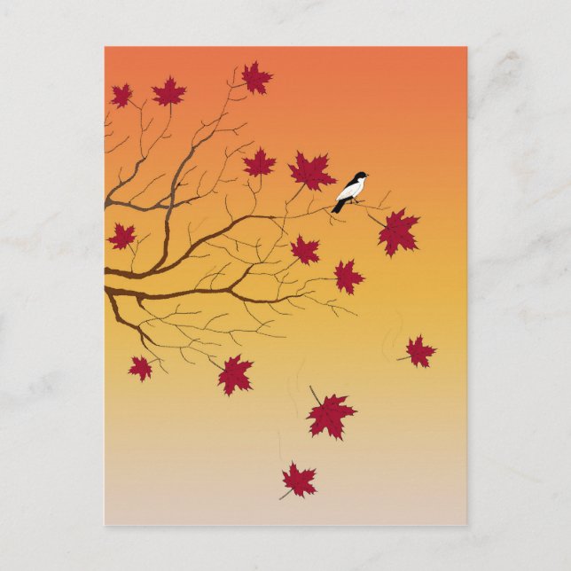 Autumn Perst Post Card Postkarte (Vorderseite)