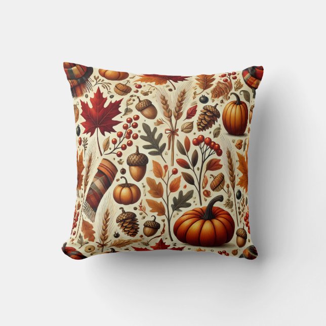 Autumn Pillow Cushion Kissen (Vorderseite)