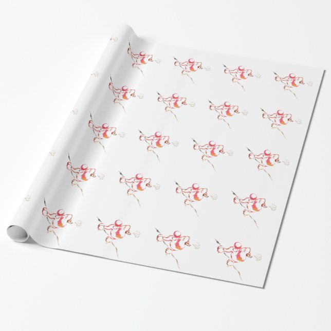 Autumn Poodles Geschenkpapier (Ungerollt)