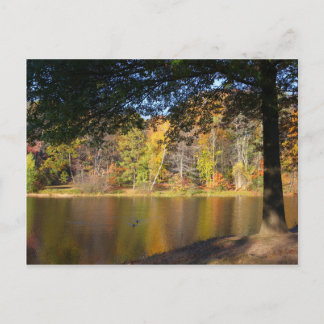 Autumn Post Card Rockwell Park Bristol CT Postkarte