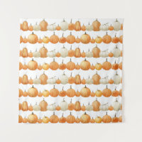 Autumn Pumpkin: Aquarellfarben Illustration Patter